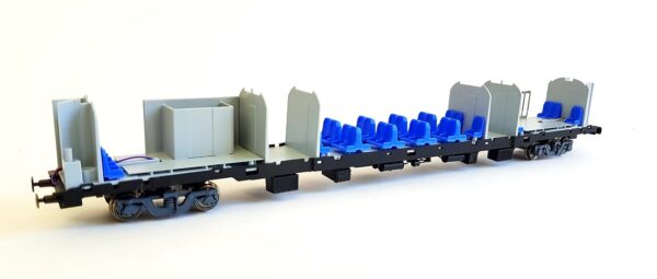 Carrozza MDVC in livrea DTR con logo bici elettrica e disabili - di 2' classe - immagine 5
