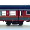 Carrozza MDVE in livrea d'origine grigio/rosso con logo inclinato - di 1' classe (nuova numerazione) - immagine 2