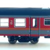 Carrozza MDVE in livrea d'origine grigio/rosso con logo XMPR - di 2' classe (nuova numerazione) - immagine 2