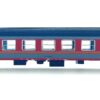 Carrozza MDVE in livrea d'origine grigio/rosso con logo XMPR - di 2' classe (nuova numerazione)