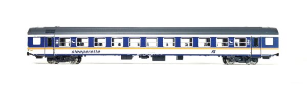 Carrozza MDVE in livrea "Sleeperette" con sedili a correre - di 2' classe