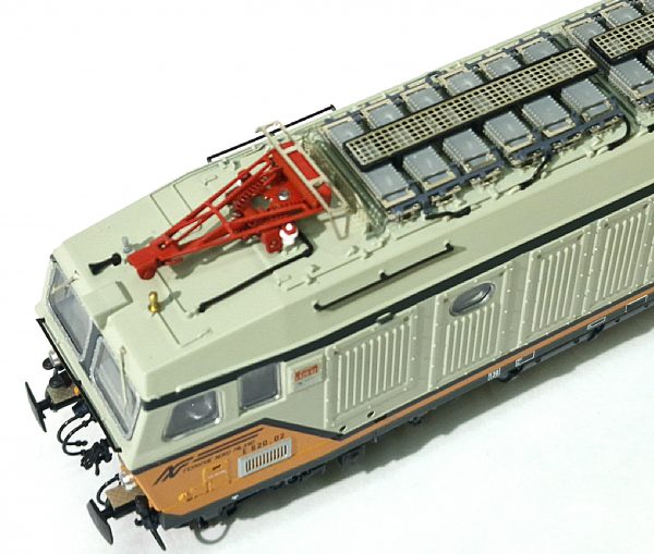 E.620 FNM livrea di origine grigio/giallo con sound DCC - immagine 5