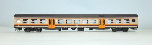 Carrozza MDVC in livrea d'origine con logo TV - di 2' classe (nuova numerazione)